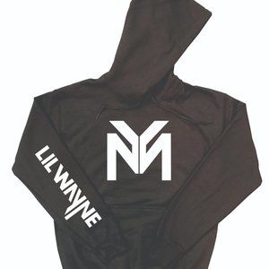 Lil Wayne Young Money Hoodie Black (White Design)